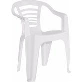 SILLON PLASTICO GARDEN LIFE GLOBAL   BCO