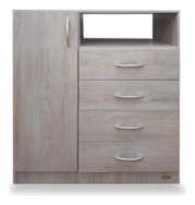 COMODA LS 4 CAJONES 1 PUERTA