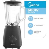 LICUADORA MIDEA  2V+P       1.5Lts  600W