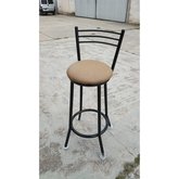 BANQUETA ALTA C/RESP. CUERINA    Px NEGR